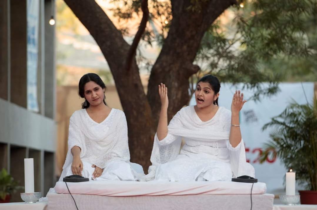 Nusrat Ansari and Ainee Farooqui
